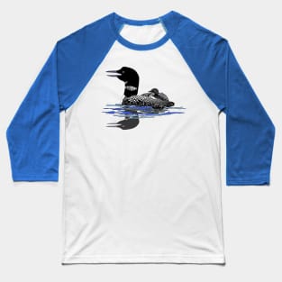 Calling Loon Baseball T-Shirt